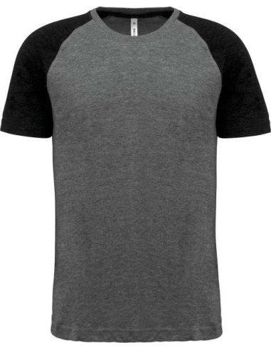 ADULT TRIBLEND TWO-TONE SPORTS SHORT-SLEEVED T-SHIRT