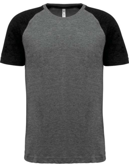 ADULT TRIBLEND TWO-TONE SPORTS SHORT-SLEEVED T-SHIRT