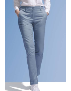 SOL'S JARED WOMEN - SATIN STRETCH TROUSERS