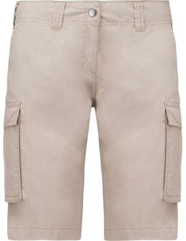 LADIES' LIGHTWEIGHT MULTIPOCKET BERMUDA SHORTS