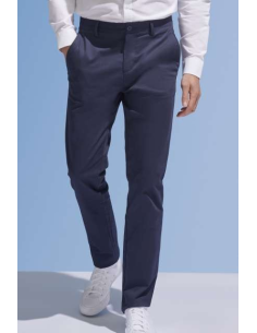 SOL'S JARED MEN - SATIN STRETCH TROUSERS