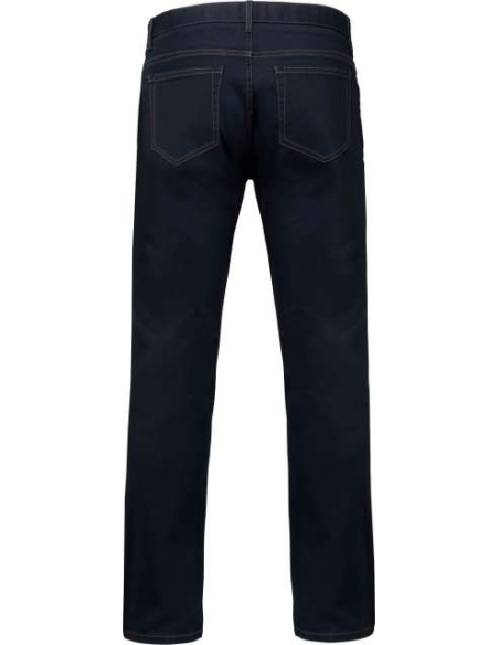 Męskie premium jeansy dark blue denim bawełniana Klasyczny