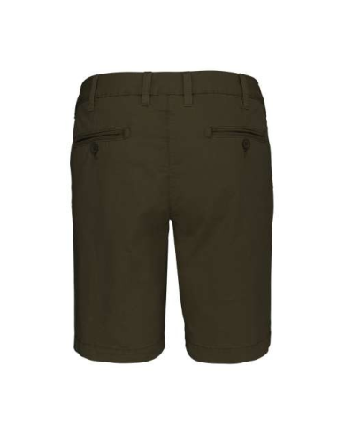 LADIES' WASHED EFFECT BERMUDA SHORTS