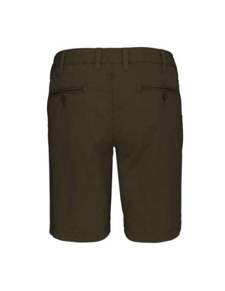 LADIES' WASHED EFFECT BERMUDA SHORTS