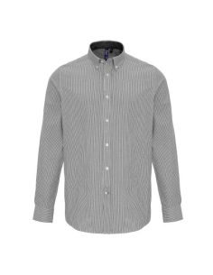 Męska koszula Oxford bawełna poliester paski idealna