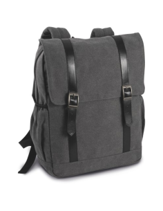 FLAP-TOP CANVAS BACKPACK
