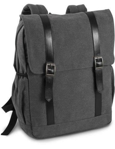FLAP-TOP CANVAS BACKPACK