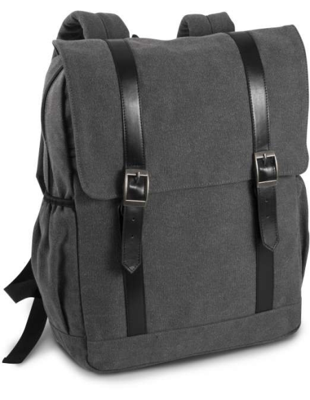 FLAP-TOP CANVAS BACKPACK