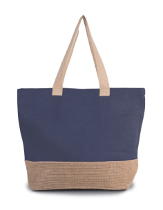 Duża torba bawełna haft nadruk z nadrukiem Idealna