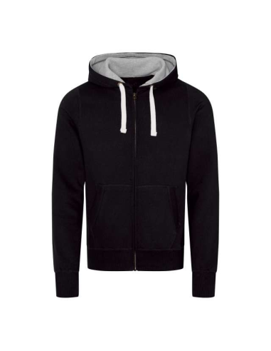 Bluza 400 g haft nadruk z kapturem z nadrukiem rozpinana