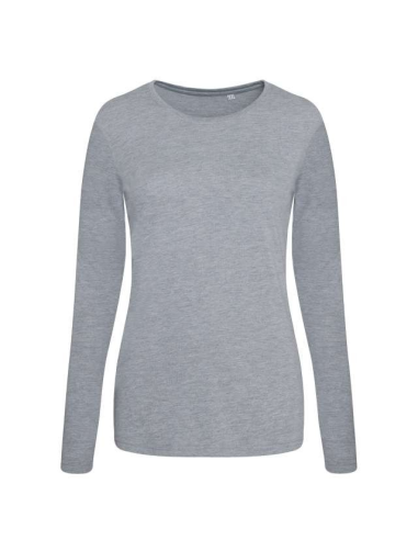 melanżowy longsleeve 160 g poliester haft pod haft bawełna
