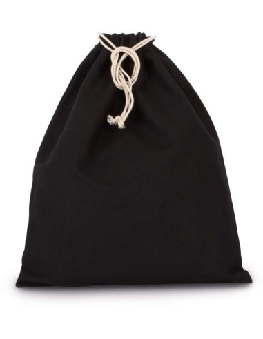 COTTON BAG WITH DRAWCORD CLOSURE - LARGE SIZE