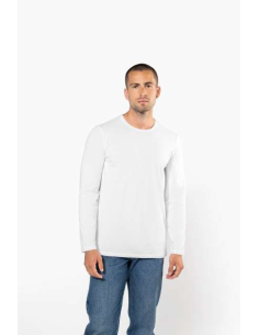 MEN'S LONG-SLEEVED CREW NECK T-SHIRT