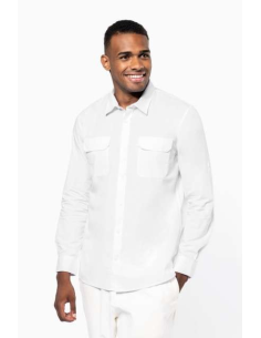 MEN'S LONG-SLEEVED SAFARI SHIRT