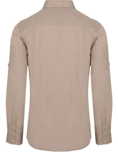 MEN'S LONG-SLEEVED SAFARI SHIRT