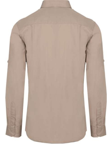 MEN'S LONG-SLEEVED SAFARI SHIRT