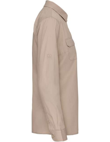 LADIES' LONG-SLEEVED SAFARI SHIRT