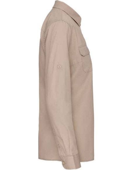 LADIES' LONG-SLEEVED SAFARI SHIRT
