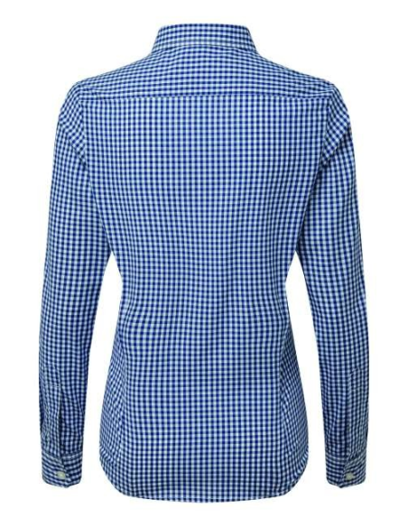 'MAXTON' CHECK WOMEN'S LONG SLEEVE SHIRT