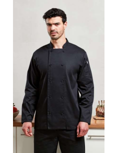 CHEF'S LONG SLEEVE COOLCHECKER® JACKET WITH MESH BACK PANEL
