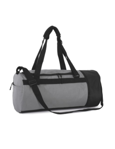 TUBULAR SPORTS BAG WITH SEPARATE SHOE COMPARTMENT