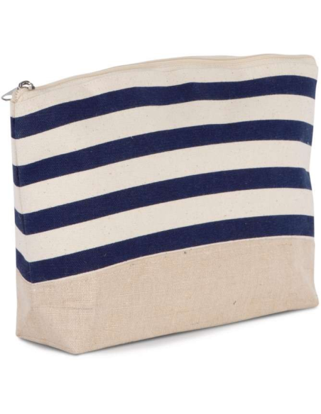 NAUTICAL PRINT ACCESSORIES POUCH