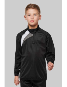 KIDS' ZIP NECK TRAINING TOP