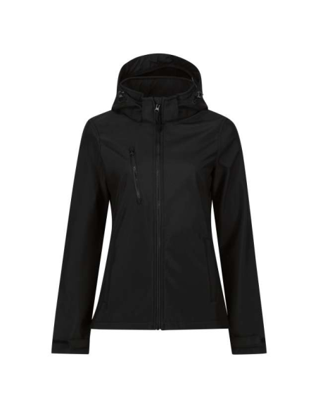 WOMEN'S VENTURER 3 LAYER HOODED PRINTABLE SOFTSHELL JACKET