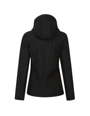 WOMEN'S VENTURER 3 LAYER HOODED PRINTABLE SOFTSHELL JACKET