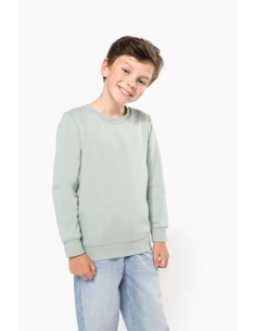 KIDS' ECO-FRIENDLY CREW NECK SWEATSHIRT