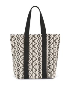 RECYCLED SHOPPING BAG - WAVY PATTERN