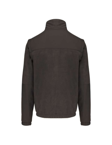 FLEECE JACKET WITH REMOVABLE SLEEVES