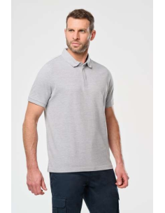 MEN'S SHORT SLEEVE STUD POLO SHIRT