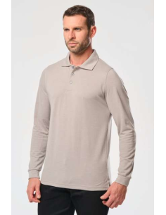 MEN'S LONG-SLEEVED POLO SHIRT
