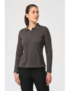 LADIES' LONG-SLEEVED POLO SHIRT