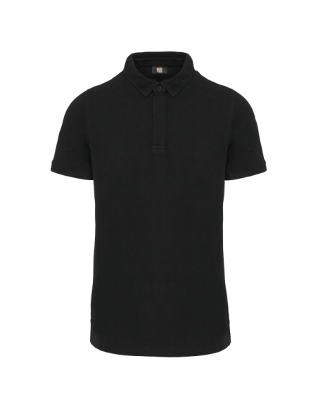 MEN'S SHORT SLEEVE STUD POLO SHIRT