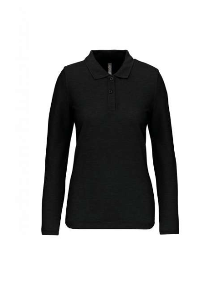LADIES' LONG-SLEEVED POLO SHIRT