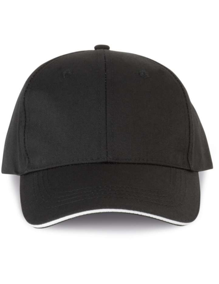 OEKOTEX CERTIFIED 6 PANELS CAP WITH SANDWICH PEAK