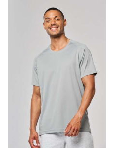 MEN'S RECYCLED ROUND NECK SPORTS T-SHIRT