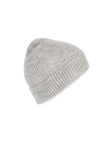 CLASSIC KNITTED BEANIE IN RECYCLED YARN