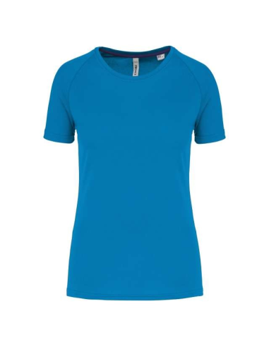 LADIES' RECYCLED ROUND NECK SPORTS T-SHIRT