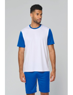 ADULTS' BICOLOUR SHORT-SLEEVED T-SHIRT