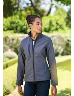 WOMEN'S ABLAZE 3 LAYER PRINTABLE SOFTSHELL JACKET