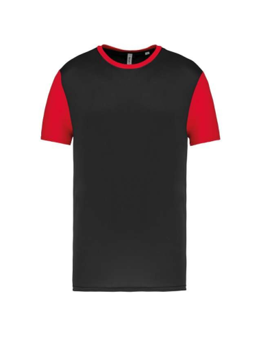 ADULTS' BICOLOUR SHORT-SLEEVED T-SHIRT