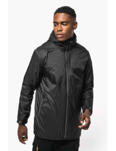 UNISEX HOODED JACKET WITH MICRO-POLARFLEECE LINING