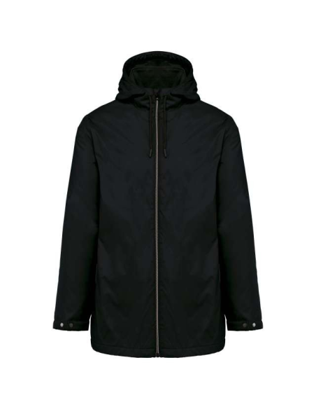 UNISEX HOODED JACKET WITH MICRO-POLARFLEECE LINING
