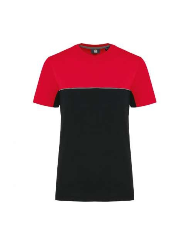 UNISEX ECO-FRIENDLY SHORT SLEEVE TWO-TONE T-SHIRT