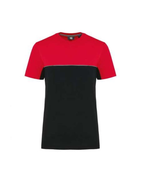 UNISEX ECO-FRIENDLY SHORT SLEEVE TWO-TONE T-SHIRT