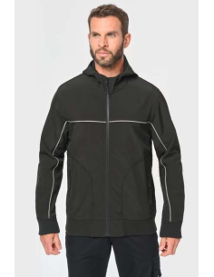 UNISEX 3-LAYER TWO-TONE BIONIC SOFTSHELL JACKET