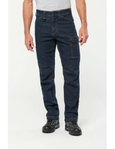 MEN'S MULTIPOCKET DENIM TROUSERS